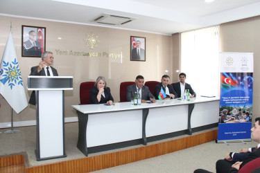 Sabirabad rayonunda “Uşaq və gənclərin internetdən düzgün istifadəsində milli və mənəvi təbliğatın rolu” layihəsi çərçivəsində maarifləndirici tədbir keçirilmişdir