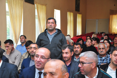 Qaragüney kəndində Sabirabad Rayon İcra Hakimiyyəti başçısının növbəti səyyar görüş-qəbulu keçirilmişdir