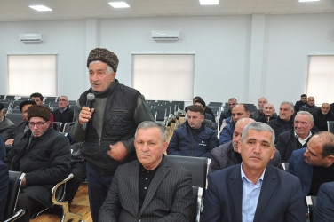 Sabirabad Rayon İcra Hakimiyyəti başçısının növbəti səyyar görüş-qəbulu Qalağayın kəndində keçirilmişdir