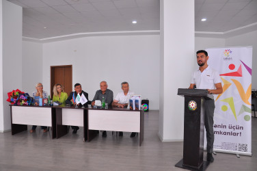 Sabirabadda “Daş evlərin yuxusu” kitabının təqdimat mərasimi keçirilib