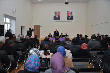 Nizami kəndində Sabirabad Rayon İcra Hakimiyyəti başçısının növbəti səyyar görüş-qəbulu keçirilmişdir