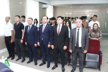 Sabirabad rayonunda “Uşaq və gənclərin internetdən düzgün istifadəsində milli və mənəvi təbliğatın rolu” layihəsi çərçivəsində maarifləndirici tədbir keçirilmişdir