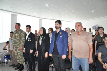 Sabirabad rayonunda "Fiziki məhdudiyyətli şəxslərin cəmiyyətə inteqrasiyası" mövzusunda tədbir keçirilmişdir