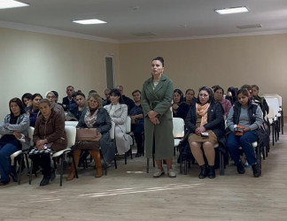 Sabirabad rayonunda “Gender əsaslı zorakılıqla mübarizə” mövzusunda tədbir keçirilmişdir