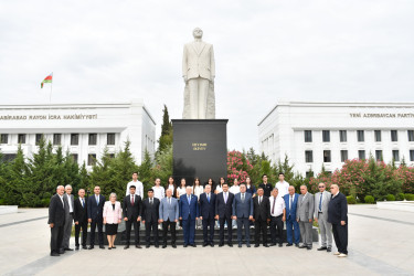 Sabirabad rayonunda 2025-2026-cı tədris ilində ali məktəblərə qəbul imtahanlarında yüksək bal toplamış tələbələrlə görüş keçirilmişdir
