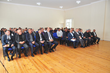 Sabirabad Rayon İcra Hakimiyyəti başçısının növbəti səyyar görüş-qəbulu Moranlı kəndində keçirilmişdir