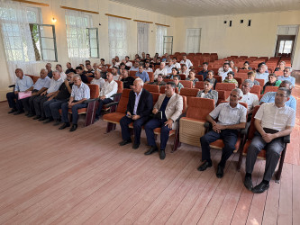 Sabirabad Rayon İcra Hakimiyyətinin başçısı Siraqəddin Cabbarovun növbəti səyyar görüş-qəbulu Muğan Gəncəli kəndində keçirilmişdir