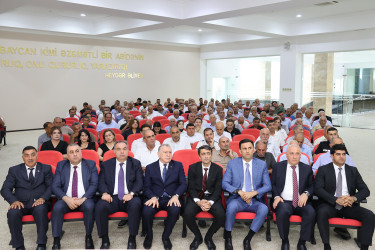 Sabirabad rayonunda “Qərbi Azərbaycan irsi: Ermənistanda azərbaycanlılara məxsus qəbiristanlıqların sistemli qaydada dağıdılmasının nəticələri və beynəlxalq hüquqi məsuliyyətə dair hesabat və materiallar” kitabının I cildinin təqdimatı keçirilib