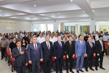 Sabirabad rayonunda “Qərbi Azərbaycan irsi: Ermənistanda azərbaycanlılara məxsus qəbiristanlıqların sistemli qaydada dağıdılmasının nəticələri və beynəlxalq hüquqi məsuliyyətə dair hesabat və materiallar” kitabının I cildinin təqdimatı keçirilib