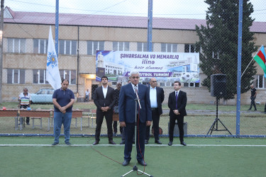 Sabirabad rayonunda “Şəhərsalma və Memarlıq İli” çərçivəsində mini-futbol turnirinin açılış mərasimi keçirilib