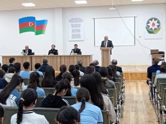Sabirabad rayonunda “Narkomaniyaya və erkən nikaha yox deyək” mövzusunda növbəti maarifləndirici tədbir keçirilib
