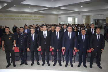 Sabirabadda Azərbaycan Respublikasının Dövlət Suverenliyi Günü və 2023-cü il antiterror əməliyatlarının ikinci ildönümünə həsr olunmuş ümumrayon tədbiri keçirilmişdir