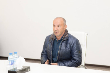 Dövlət Sosial Müdafiə Fondunun İdarə Heyətinin sədri Zəka Mirzəyev Sabirabad rayonunda vətəndaşları qəbul edib