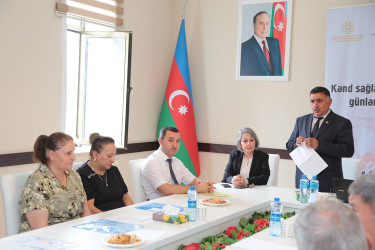 Sabirabad rayonunda “Kənd sağlamlığı günləri” layihəsi çərçivəsində seminar keçirmişdir