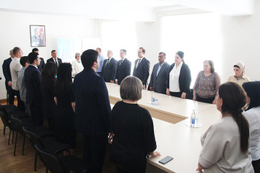 Sabirabadda “Konstitusiya və Suverinlik İli” çərçivəsində “Ümummilli Lider Heydər Əliyev müstəqil Azərbaycan Konstitusiyasının müəllifidir” mövzusunda dəyirmi masa keçirilib