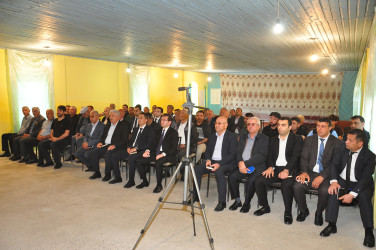Sabirabad Rayon İcra Hakimiyyətinin başçısı Siraqəddin Cabbarovun növbəti səyyar görüş-qəbulu Həşimxanlı kəndində keçirilmişdir