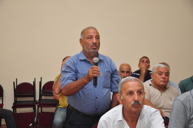 Sabirabad Rayon İcra Hakimiyyəti başçısının növbəti səyyar görüş-qəbulu Şıx Salahlı kəndində keçirilmişdir