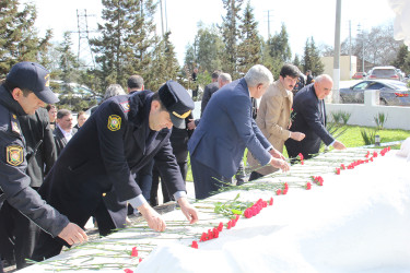 31 Mart - Azərbaycanlıların soyqırımı qurbanlarının xatirəsi Sabirabad rayonunda ehtiramla yad edilib