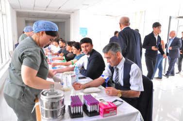 Sabirabad rayonunda növbəti qanvermə aksiyası keçirilib