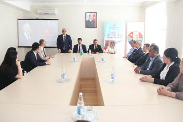 Sabirabadda “Konstitusiya və Suverinlik İli” çərçivəsində “Ümummilli Lider Heydər Əliyev müstəqil Azərbaycan Konstitusiyasının müəllifidir” mövzusunda dəyirmi masa keçirilib