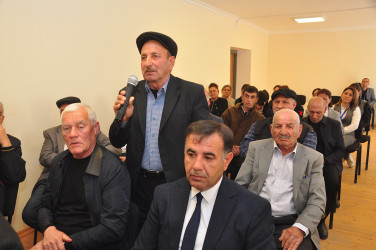 Sabirabad Rayon İcra Hakimiyyətinin başçısı Siraqəddin Cabbarovun növbəti səyyar görüş-qəbulu Cavad kəndində keçirilmişdir