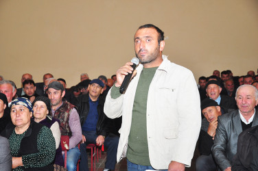 Əhmədabad kəndində Sabirabad Rayon İcra Hakimiyyəti başçısının növbəti səyyar görüş-qəbulu keçirilmişdir