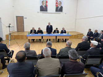 Sabirabad Rayon İcra Hakimiyyətinin başçısı Siraqəddin Cabbarovun növbəti səyyar görüş-qəbulu Nizami kəndində keçirilmişdir