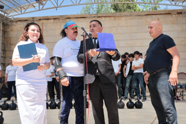 Sabirabad rayonunda “Qəhrəman irsi: pəhlivanlıqdan gələcəyə” layihəsi çərçivəsində el pəhləvanlarının tədbiri keçirilmişdir