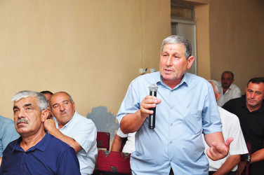 Sabirabad Rayon İcra Hakimiyyəti başçısının növbəti səyyar görüş-qəbulu Axısxa kəndində keçirilmişdir