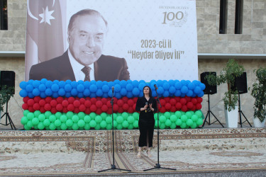 Sabirabad rayonunda Ulu Öndər Heydər Əliyevin 100 illik yubileyinə həsr olunmuş konsert təşkil olunub