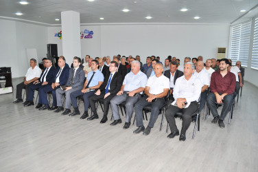 Sabirabad Rayon İcra Hakimiyyətinin başçısı Siraqəddin Cabbarovun növbəti səyyar görüş-qəbulu Sabirabad şəhərində keçirilmişdir