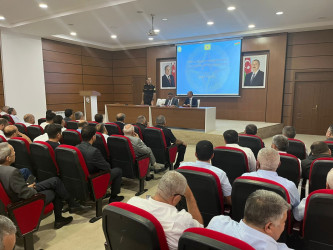 Sabirabad rayonunda Fövqəladə Hallar Nazirliyinin Muğan Regional Mərkəzi tərəfindən seminar-müşavirə keçirilib
