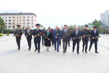 Sabirabad rayonunda Ümummilli Lider Heydər Əliyevin anadan olmasının 101-ci illiyinə həsr olunmuş ümumrayon tədbiri keçirilib