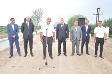 Sabirabad rayonunda su ehtiyatlarının turizm və kənd təsərrüfatı məqsədilə səmərəli istifadəsi ilə bağlı tədbir keçirilib