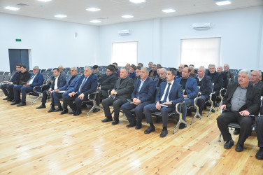 Sabirabad Rayon İcra Hakimiyyəti başçısının növbəti səyyar görüş-qəbulu Qalağayın kəndində keçirilmişdir