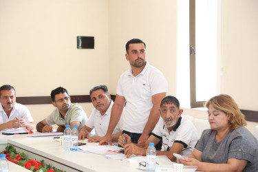 “Sağlamlıq üçün tibbi təfəkkürün inkişafı” layihəsi çərçivəsində Sabirabad rayonunda əhali üçün tibbi maarifləndirmə ilə bağlı təlim keçirilib