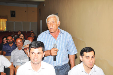Sabirabad Rayon İcra Hakimiyyətinin başçısı Siraqəddin Cabbarovun növbəti səyyar görüş-qəbulu Qaragüney kəndində keçirilmişdir