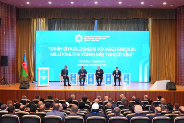 Sabirabad rayonunda “Dinin siyasiləşməsi və məzhəbçilik: milli kimliyə yönəlmiş təhdid kimi” mövzusunda regional konfrans keçirilib