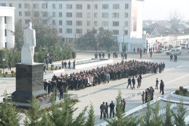 Sabirabad rayonunda Ulu Öndər Heydər Əliyevin xatirəsi böyük ehtiramla anılmışdır