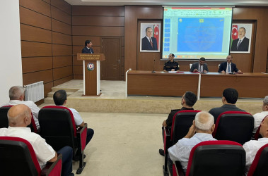 Sabirabad rayonunda Fövqəladə Hallar Nazirliyinin Muğan Regional Mərkəzi tərəfindən seminar-müşavirə keçirilib