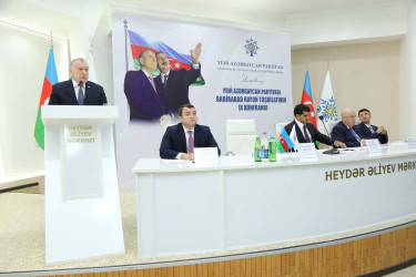 Sabirabad rayonunda Yeni Azərbaycan Partiyası Sabirabad rayon təşkilatının IX konfransı keçirilib