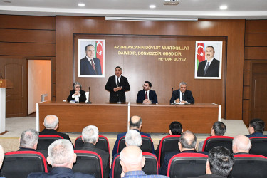 Sabirabadda daşınmaz əmlakın sığorta olunması ilə bağlı görüş keçirilib