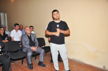 Sabirabad Rayon İcra Hakimiyyətinin başçısı Siraqəddin Cabbarovun növbəti səyyar görüş-qəbulu Qaragüney kəndində keçirilmişdir
