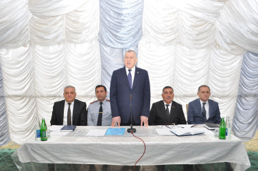 Sabirabad Rayon İcra Hakimiyyətinin başçısı Siraqəddin Cabbarovun növbəti səyyar görüş-qəbulu Xankeçən kəndində keçirilmişdir