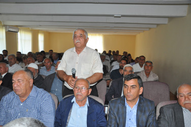 Sabirabad Rayon İcra Hakimiyyətinin başçısı Siraqəddin Cabbarovun növbəti səyyar görüş-qəbulu Kovlar kəndində keçirilmişdir