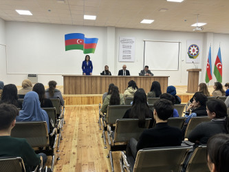 Sabirabad rayonunda erkən evliliklərin və qohum nikahlarının qarşısının alınması məqsədilə maarifləndirici tədbir keçirilib