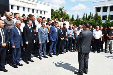 Sabirabad rayonunda 5 iyun su təsərrüfatı və meliorasiya işçilərinin peşə bayramı qeyd edilib