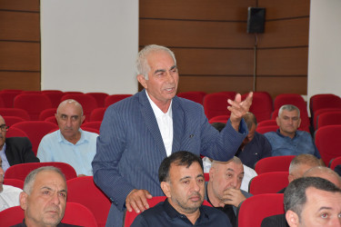 Azərbaycan Respublikasının Prezidenti İlham Əliyevin sədrliyi ilə keçirilən kənd təsərrüfatı məsələlərinə həsr olunmuş respublika müşavirəsində qaldırılan məsələlərin və qarşıya qoyulan hədəflərin icrası ilə əlaqədar Sabirabad rayonunda müşavirə keçirilmişdir