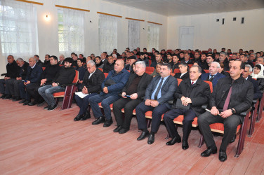 Sabirabad Rayon İcra Hakimiyyəti başçısının növbəti səyyar görüş-qəbulu Muğan Gəncəli kəndində keçirilmişdir