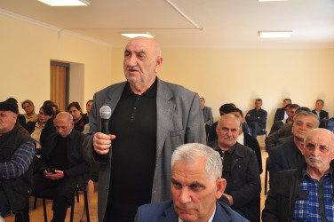 Sabirabad Rayon İcra Hakimiyyətinin başçısı Siraqəddin Cabbarovun növbəti səyyar görüş-qəbulu Cavad kəndində keçirilmişdir